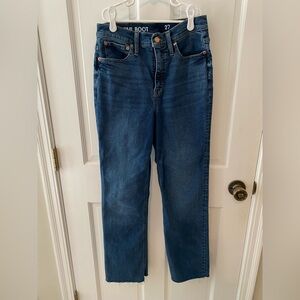 J crew women’s  slim Demi bootcut jeans in size 27.